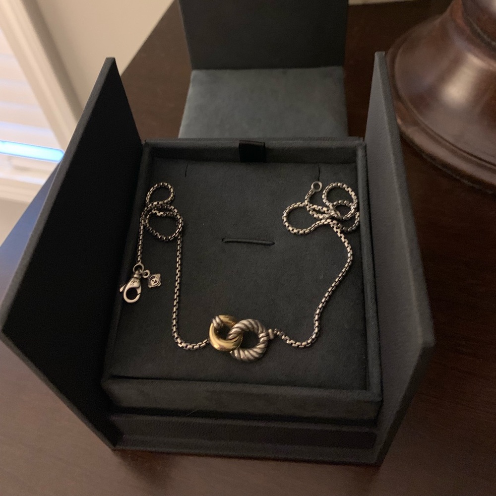 David Yurman Belmont double curb link necklace